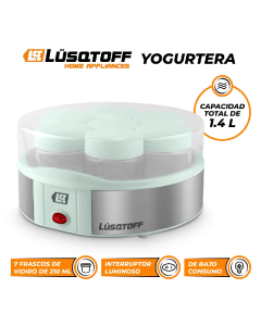 YOGURTERA LUSQTOFF 7 FRASCOS VIDRIO